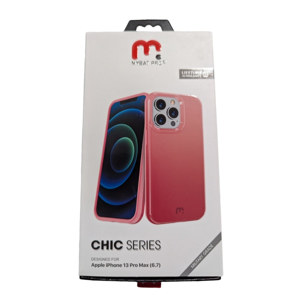 G5. Mybat Pro‎ Chic Series Case For iPhone 13 Pro Max Bubblegum Open Box